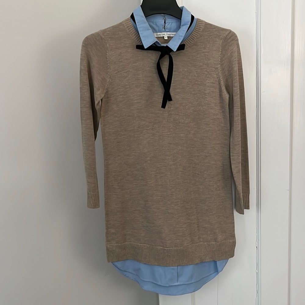 English Factory Combo Shirtdress